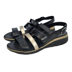 Mephisto Womens Kalista  Sandals Size 38 US 8 Air Relax Leather Buckle Comfort